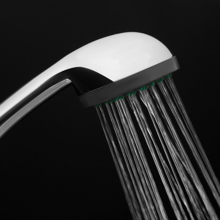 Shower watering can LD-P-01-003, plastic, 1 mode, chrome-2