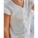 Рубашка для девочки с коротким рукавом MINAKU: Cotton collection цвет белый, рост 92