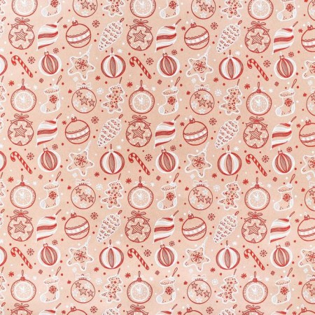 Craft Buy paper in the roll "Christmas Toy", 0.68 x 7 m, New Year-2