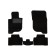 Premium salon mats for Mitsubishi Pajero Sport, 2015-2021, 2019-, crossover, 5 pcs., Textile