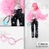 Clothes and accessories for dolls: jacket, trousers, top