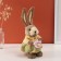 Decor "Bunny with testicles in the apron" 13x17x30 cm
