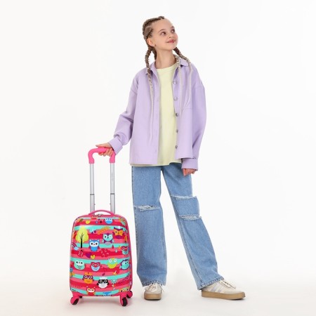 Baby suitcase 27 L (XS), Happyant, Lightning Department, Pink Color-7