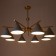 Caus "Flint" 8he27 40W gray 90x90x50cm