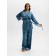 Female set (jacket, trousers) KAFTAN VELVET 52-54, blue