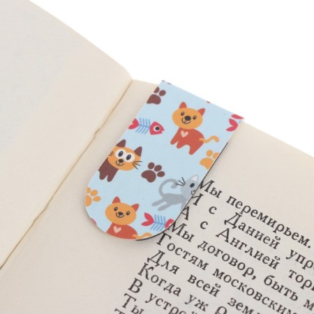 Bookmark Magnet "Cat" 4 pcs in a set-1