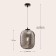 Suspended Maytoni Dunas Pendant P058PL-01B, 24.5x24.5x33.1 cm, E27, 60W, brown
