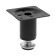 Round OKR001BL Tundra, D = 30 mm, h = 60 mm, black color