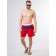 Male ISee shorts, size 54, red color, blue