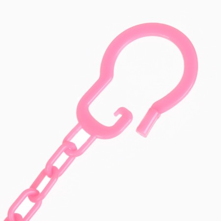 Set: nipple - dummy with the holder "Elephant", anatomical +6 months, pink color-11