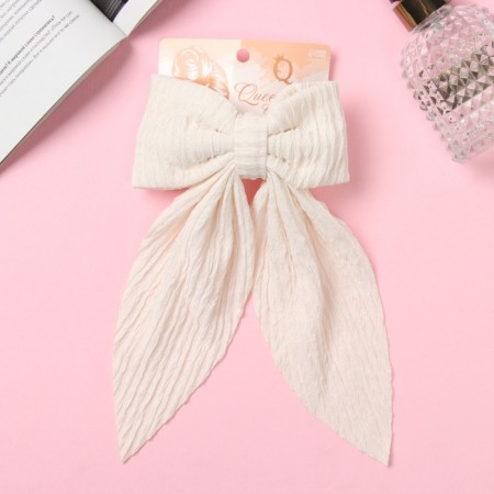Hair hairpin "Julia" Aard, 21x12 cm, milk-2
