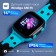 Children's smart watches Windigo AM-15, 1.44 ", 128x128, SIM, 2G, LBS, camera 0.08 MP, blue