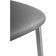 GOKI Metal/Ecokozha, Gray/Gray chair 40x53x89 cm