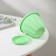Pot for flowers with the Podon "Noble", 450 ml, d = 11 cm, green color