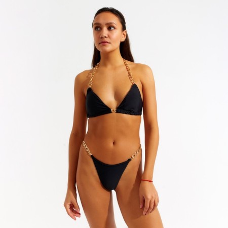 Swimsuit female separate minku color black, size 48