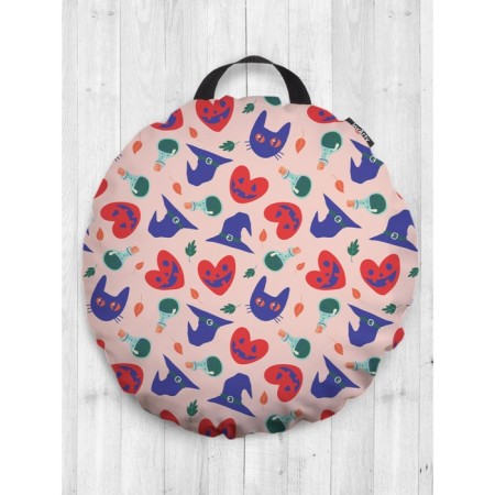 Pillow Sidushka "Magic Subject", decorative, D = 52 cm