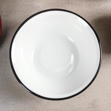 Bowl, 800 ml, without decolleys, induction, white color-1