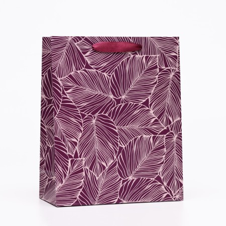 Gift package "Fern on the purple", 26 x 32 x 12 cm