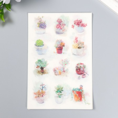 Stickers "Home front garden" set of 6 sheets mix 15.1x10 cm-3