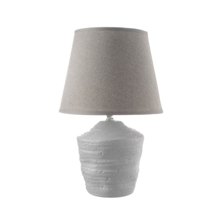 Table lamp with lampshade Risalux "Nebraska", 1 × 40 W, E27, Gray, 20 × 20 × 32 cm-7