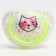 Orthodontic dummy nipple, silicone, from 0 months, with a cap, "cat"