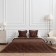 Cover with pillowcases "Bridget", size 230x250 cm, brown color