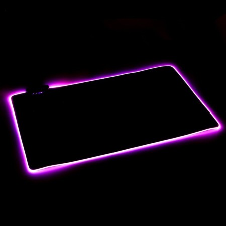 Mouse mat, 60x35x0.3 cm, with backlight RGB, USB, black-6