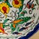 Rishtan ceramics "Flowers", 18 cm, large, blue