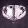 Svetogor chandelier "Melbourne" 4x60W E27 LED lighting chrome 40x40cm