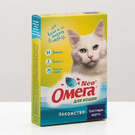 The treat Neo for cats, biotin/taurin, 90 table.