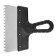 Sparta 85158 spatula, 6x6 mm tooth, stainless steel, plastic handle, 200 mm
