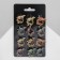 Brooch "Fox" in flowers (indivisible packing 12 pcs., Price per pc.), Mix color