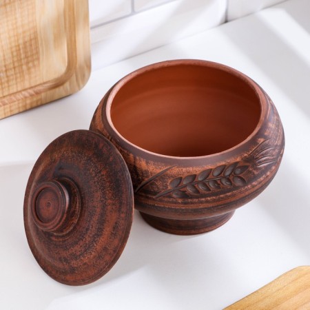 A pot for hot "Kolos" 0.6 l., 13x14x14 cm-1
