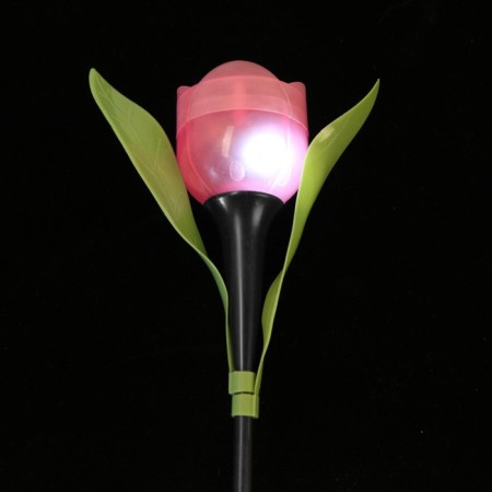 Garden lamp on the solar battery "pink", 4.5 × 29 × 4.5 cm, 1 Led, glow white-6