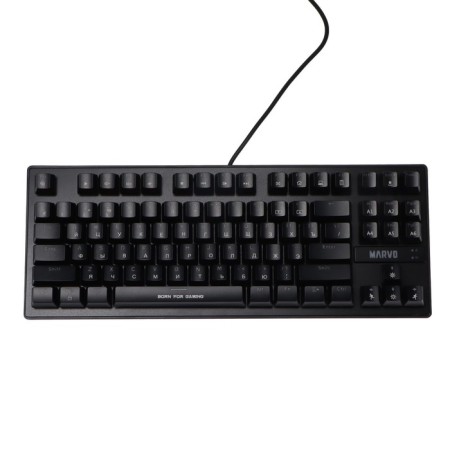 Keyboard Marvo KG901, game, wired, mechanical, 87 keys, USB, backlight, black-2