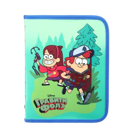 Plastic folder for notebooks A5, on lightning, gravity farz-3