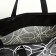 Household bag without fastening, black color