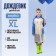 Children's raincoat "Walking in the rain", Blue, XL