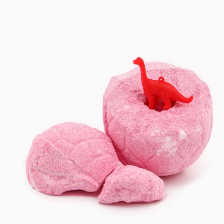 The bathtub "Dragon Egg" pink, with a toy, 140 g-3