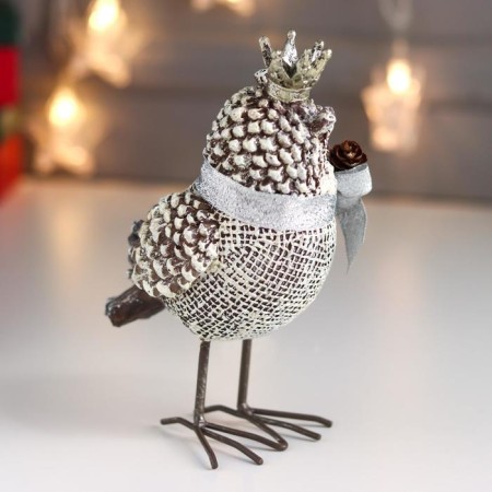 Polystone souvenir "Eagle in the crown, with a bow and cones" 15.5x8x10.5 cm-2