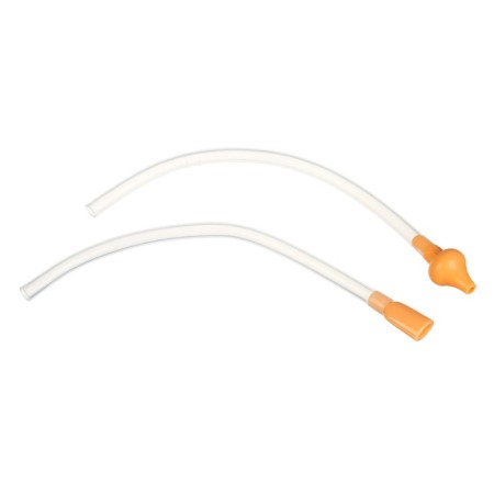 Nasal aspirator with a diverted pipe "Owl", beige color-5
