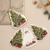 Schildik decorative for the gift "New Year tree", 7.6 x 10 cm, New Year