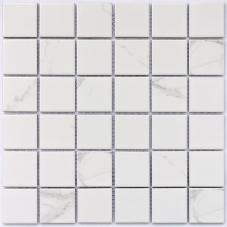 Ceramic mosaic Bonaparte Calacatta-48, 306 x 306 mm