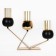 Summary Metal, Matilda glass for 3 candles 34 x 8 x 29 cm
