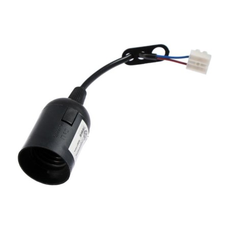 Suspending cartridge, e27, with a terminal block, black