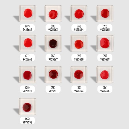 Gel nail polish "Red Boom", 3 phase, 8 ml, led/uv, color (69)-4