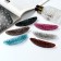Hair hair clip "Adele" shine stripes, 10 cm, mix
