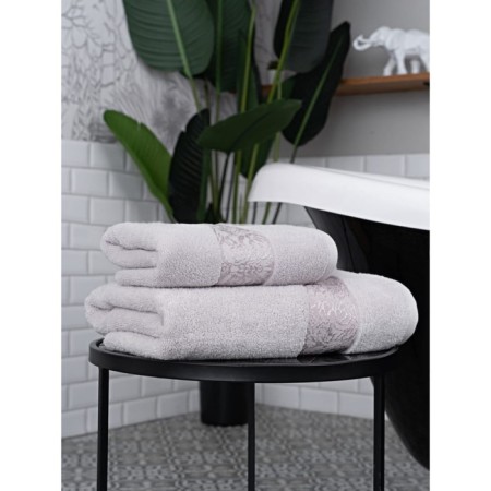 Arya Home Jewel, microcotton, 450 g, size 30x50 cm, color gray color-1