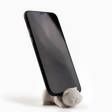 Stead under the phone "Kitik", white, 6.5 x 5 cm.-2
