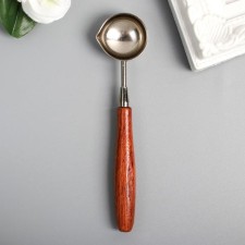 Spoon for melting waxy metal, tree 11 g 12x2.8 cm